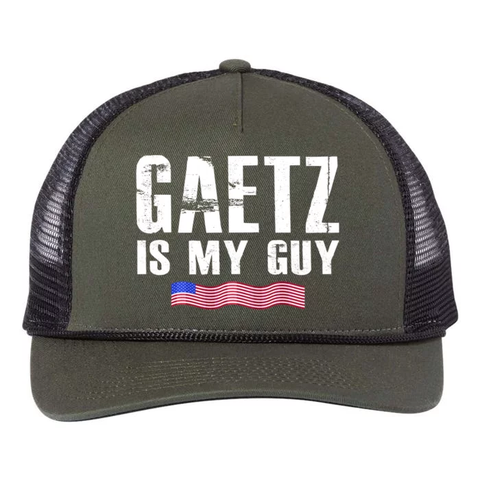 Matt Gaetz Is My Guy Retro Rope Trucker Hat Cap