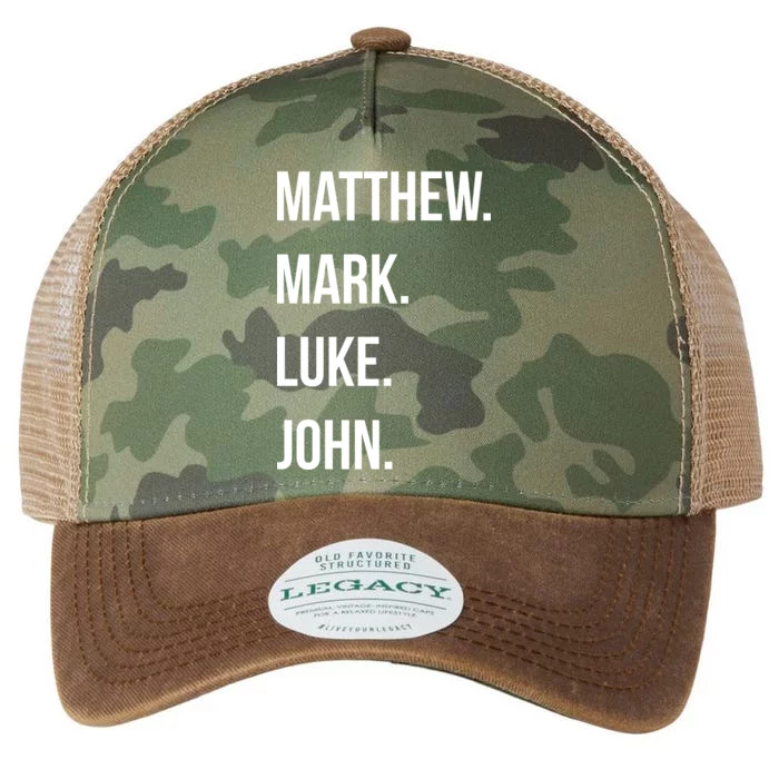 Matthew Mark Luke John Jesus Disciples Christian Legacy Tie Dye Trucker Hat