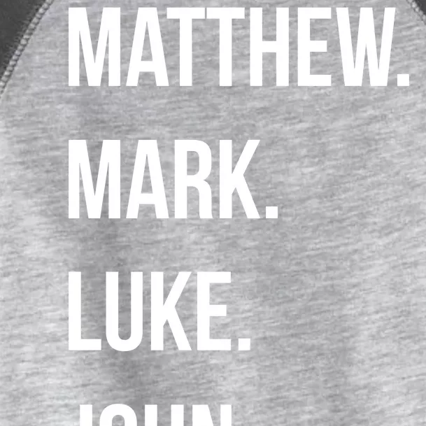 Matthew Mark Luke John Jesus Disciples Christian Toddler Fine Jersey T-Shirt