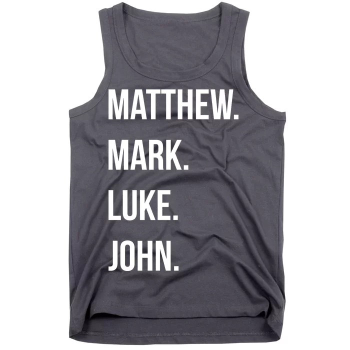 Matthew Mark Luke John Jesus Disciples Christian Tank Top