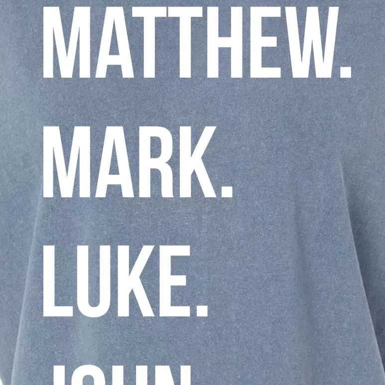 Matthew Mark Luke John Jesus Disciples Christian Garment-Dyed Women's Muscle Tee