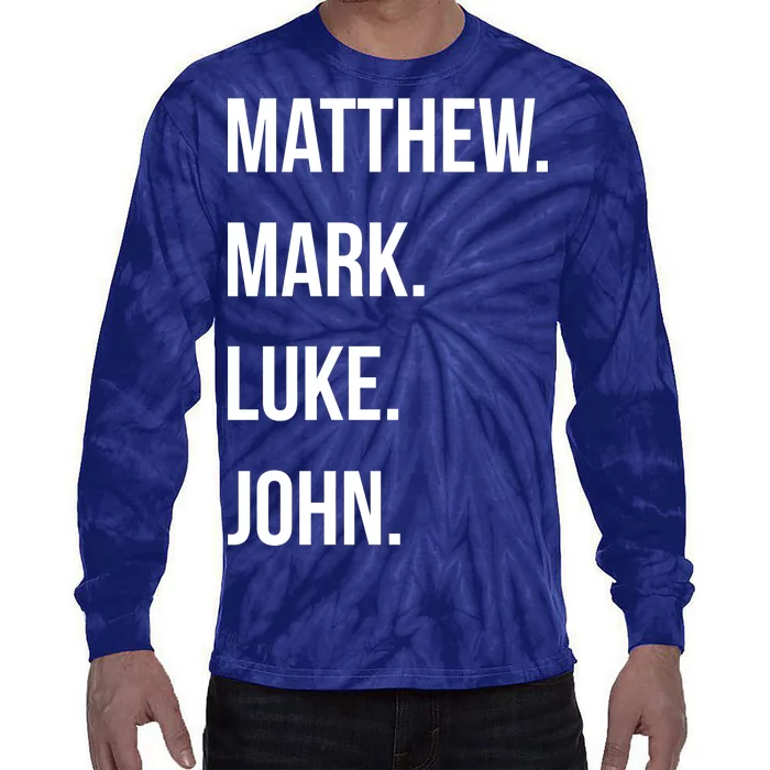 Matthew Mark Luke John Jesus Disciples Christian Tie-Dye Long Sleeve Shirt