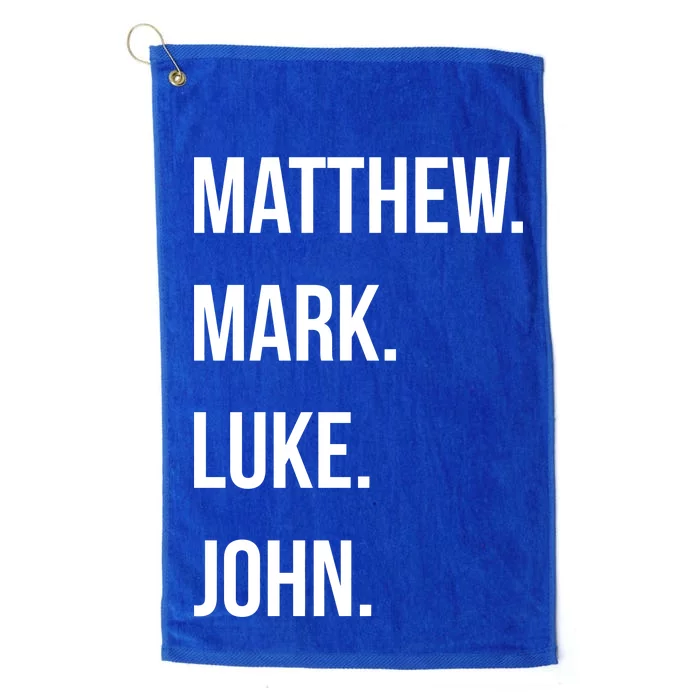 Matthew Mark Luke John Jesus Disciples Christian Platinum Collection Golf Towel