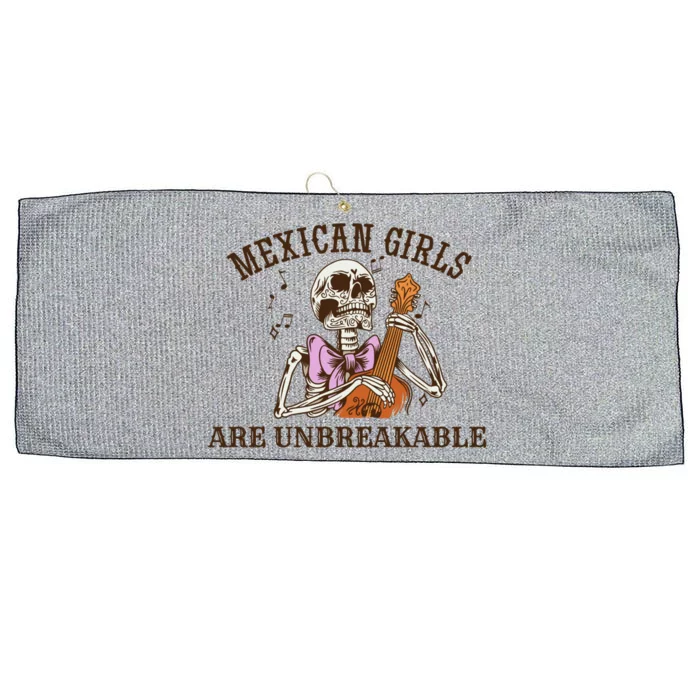 Mexican Are Unbreakable Cool Gift Large Microfiber Waffle Golf Towel