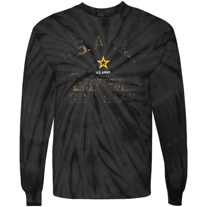 Military Army United States Tie-Dye Long Sleeve Shirt