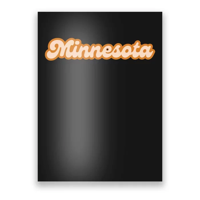 Minnesota America Usa State Retro Poster