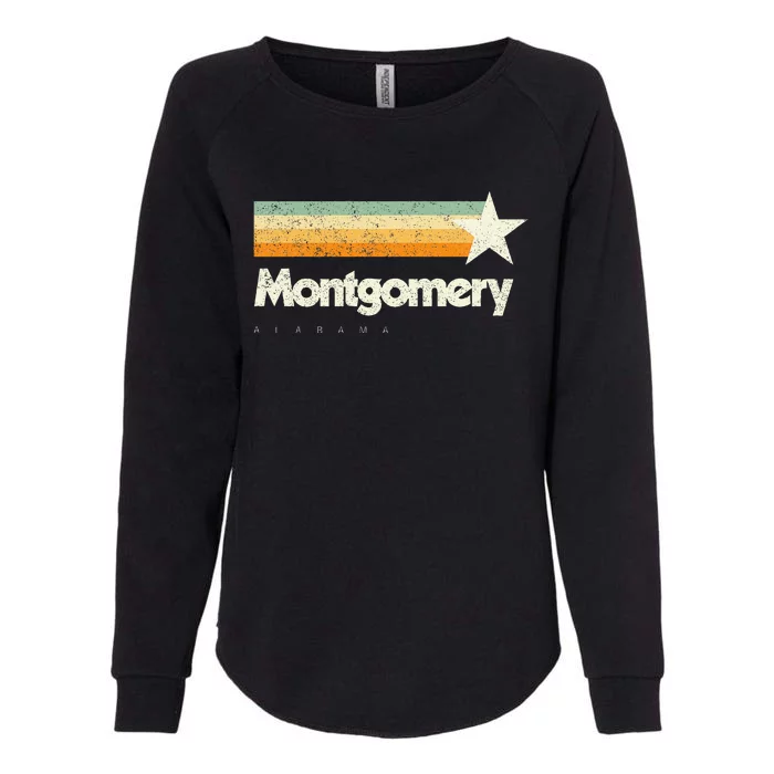 Montgomery Alabama Unique Cool Classic American Aesthetic Womens California Wash Sweatshirt