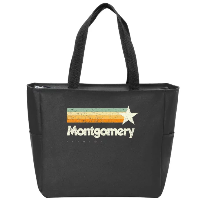 Montgomery Alabama Unique Cool Classic American Aesthetic Zip Tote Bag