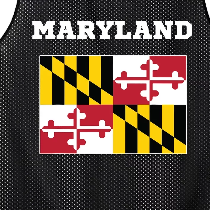 Maryland American Usa Top Travel Flag Gift Mesh Reversible Basketball Jersey Tank