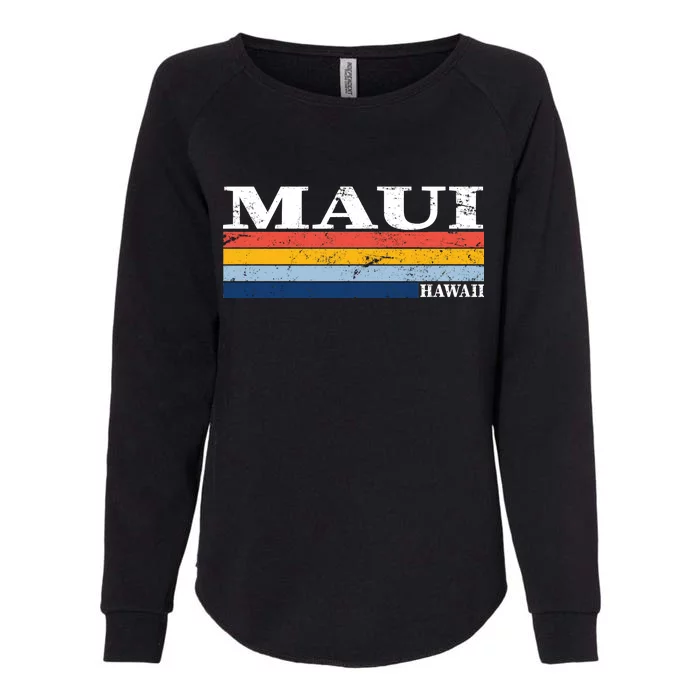 Maui Hawaii Vintage 1980s Style Womens California Wash Sweatshirt