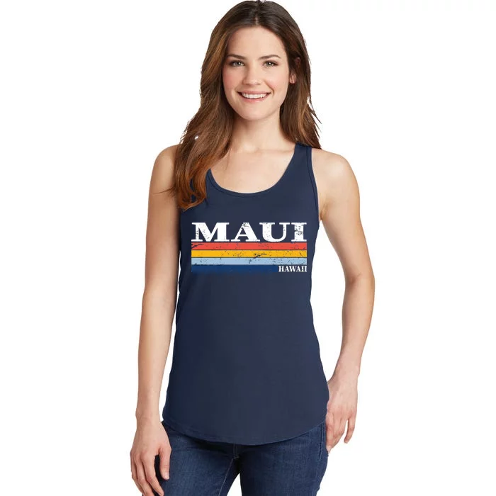 Maui Hawaii Vintage 1980s Style Ladies Essential Tank