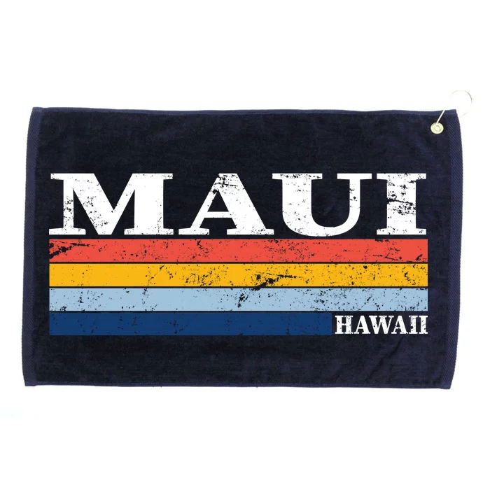 Maui Hawaii Vintage 1980s Style Grommeted Golf Towel