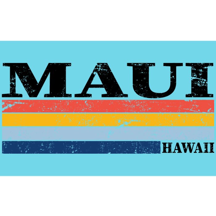 Maui Hawaii Vintage 1980s Style Bumper Sticker