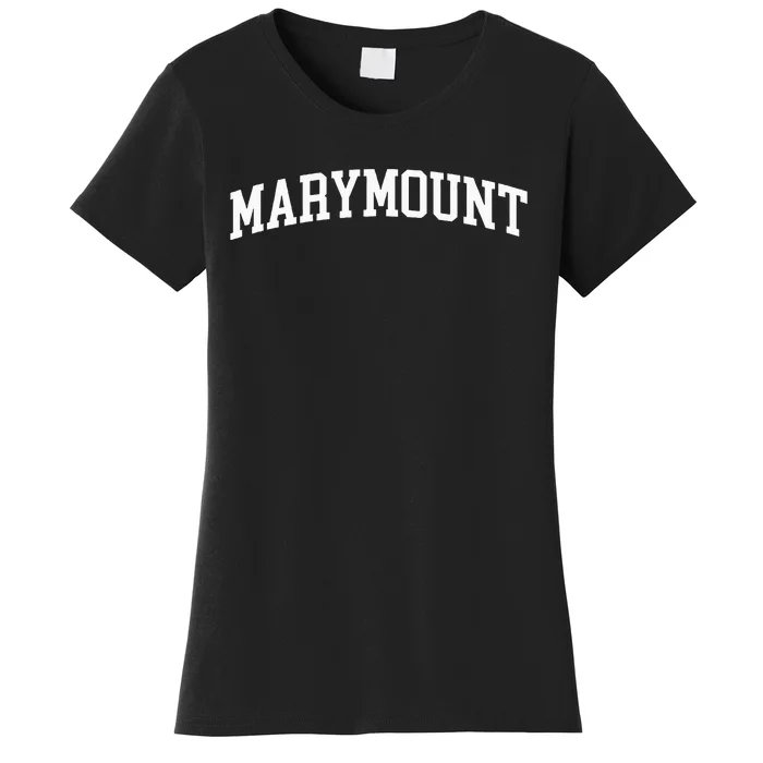 Marymount Arch Vintage Retro College Athletic Sports Women's T-Shirt