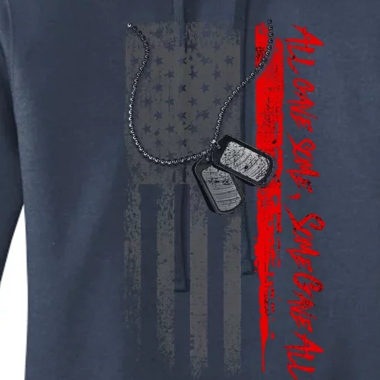 Military And Veteran Appreciation All Gave Some Onyx Meaningful Gift Women's Pullover Hoodie