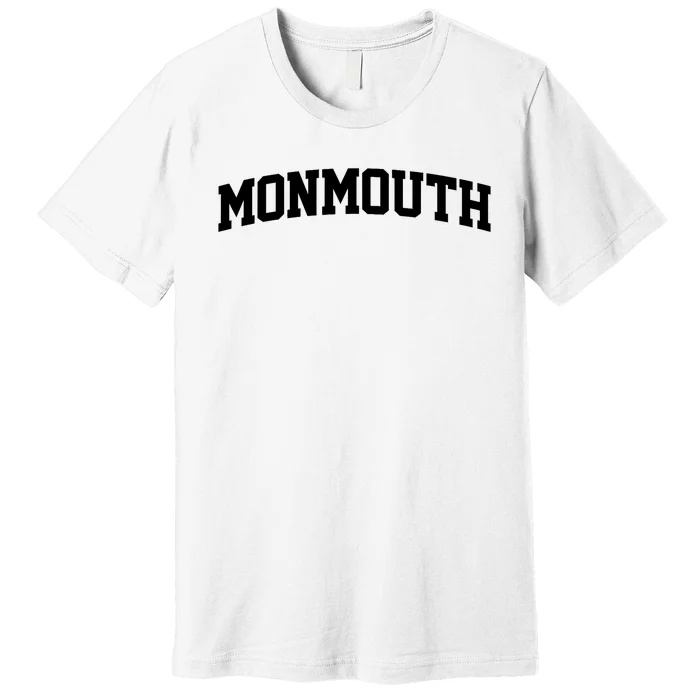 Monmouth Arch Vintage College Athletic Sport Premium T-Shirt