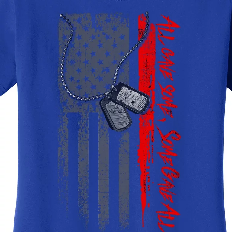 Military And Veteran Appreciation All Gave Some Onyx Meaningful Gift Women's T-Shirt