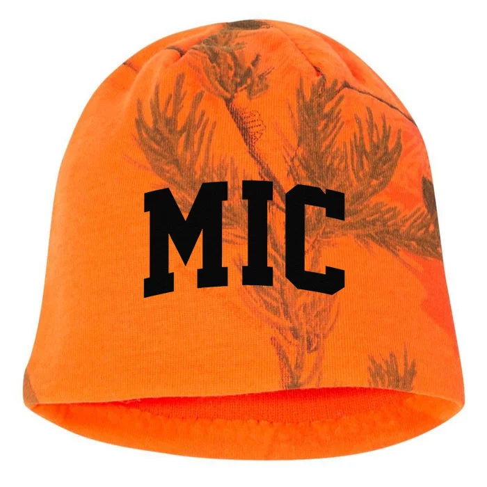 Mic Arch Vintage College Athletic Sport Kati - Camo Knit Beanie