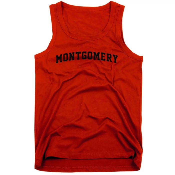 Montgomery Arch Vintage College Athletic Sport Tank Top