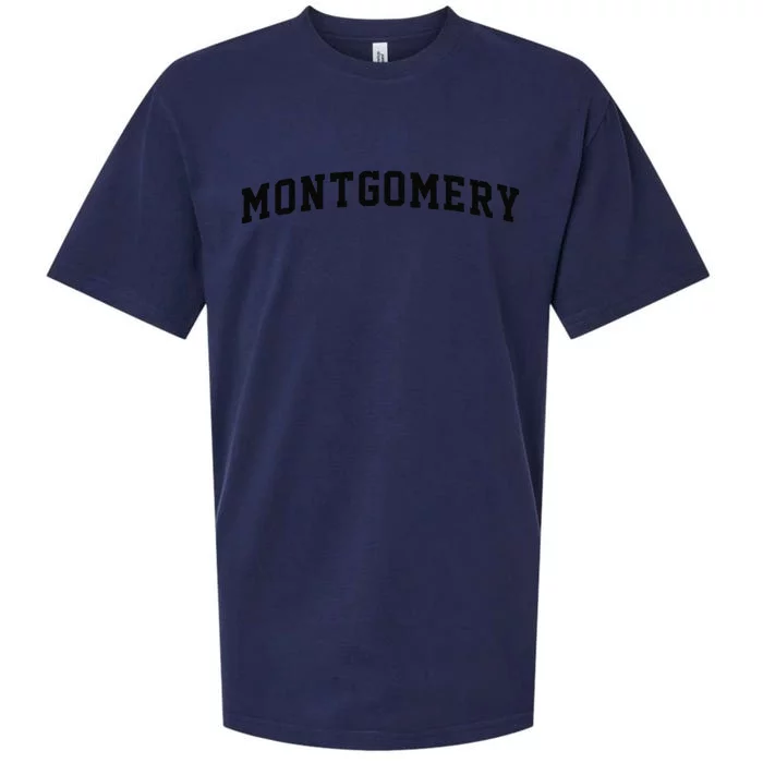 Montgomery Arch Vintage College Athletic Sport Sueded Cloud Jersey T-Shirt