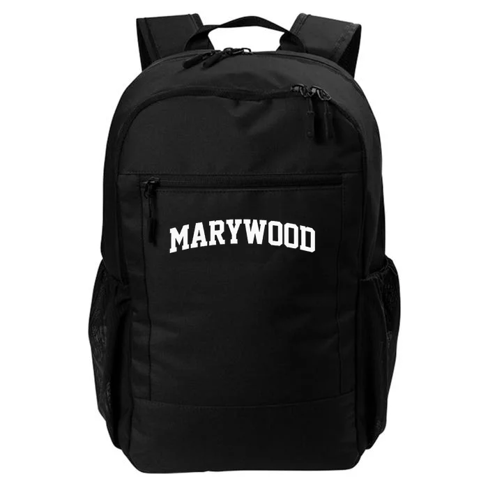 Marywood Arch Vintage College Athletic Sport Daily Commute Backpack