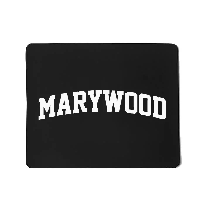 Marywood Arch Vintage College Athletic Sport Mousepad