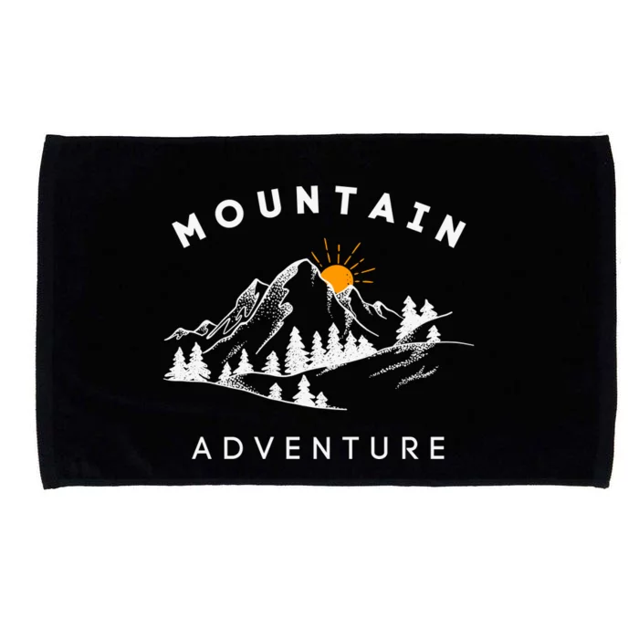 Mountain Adventure Wild And Free Microfiber Hand Towel