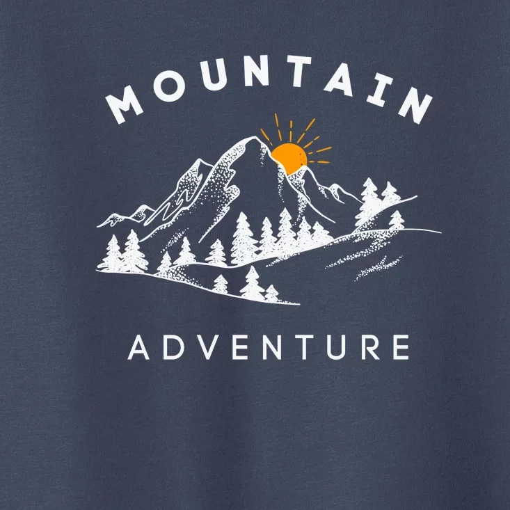 Mountain Adventure Wild And Free Toddler T-Shirt