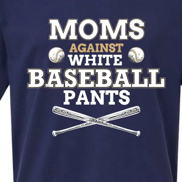 Moms Against White Baseball Pants funny baseball mom mother Tank Top Sueded Cloud Jersey T-Shirt