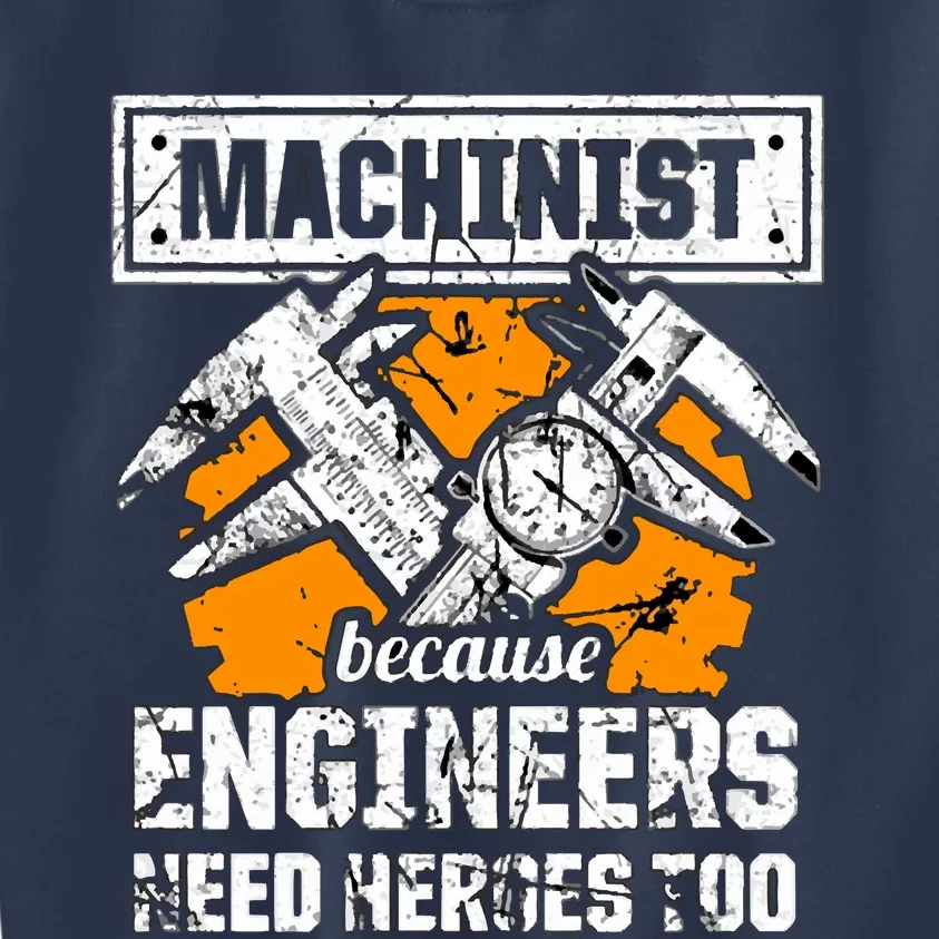 Machinist At Work 4 Kids Sweatshirt