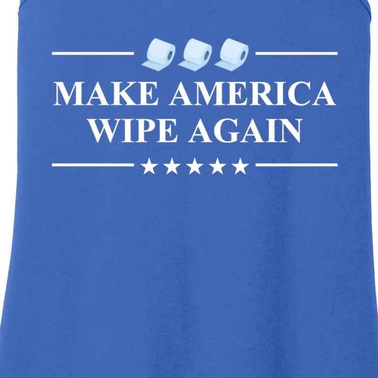 Make America Wipe Again Funny Gift Ladies Essential Tank