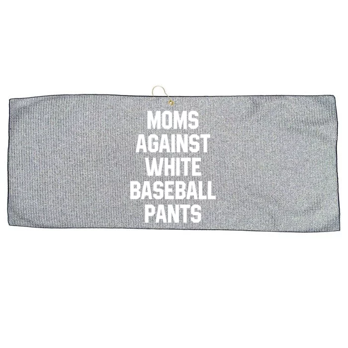 Moms Against White Baseball Pants Vintage Cute Gift Large Microfiber Waffle Golf Towel