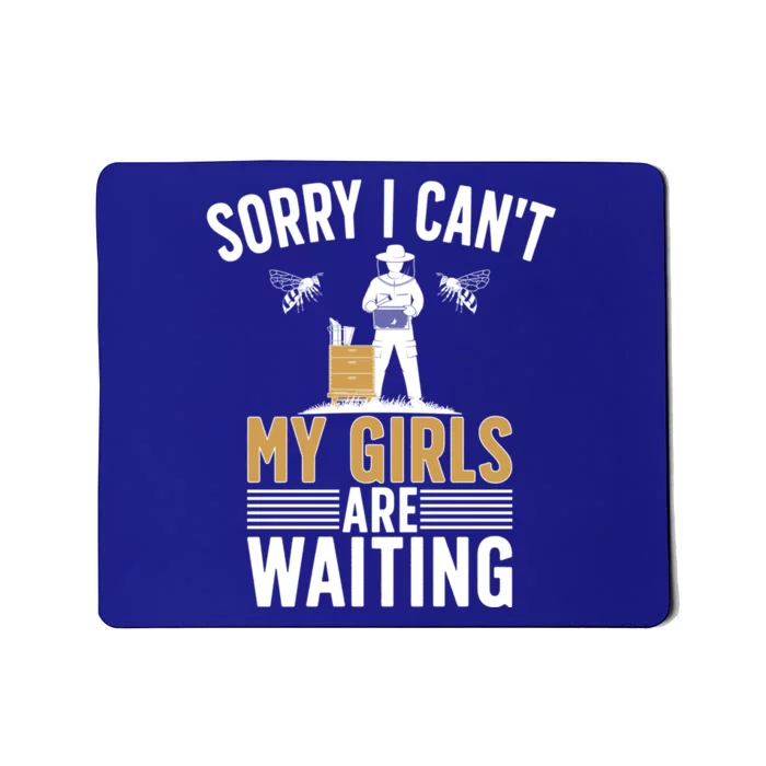 My Are Waiting Beekeeper Apiarist Beekeeping Funny Gift Mousepad