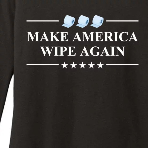 Make America Wipe Again Funny Gift Womens CVC Long Sleeve Shirt