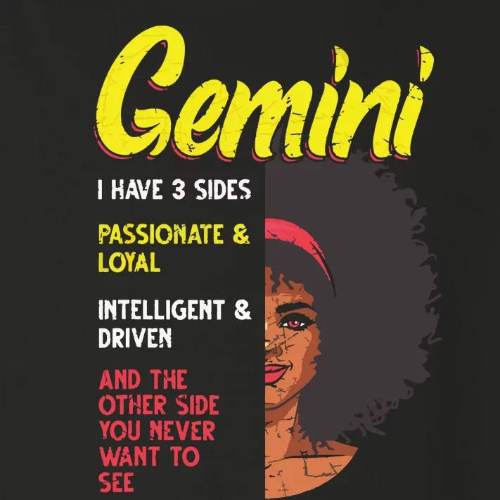 Melanin Afro Women Zodiac Sign Gemini Toddler Long Sleeve Shirt