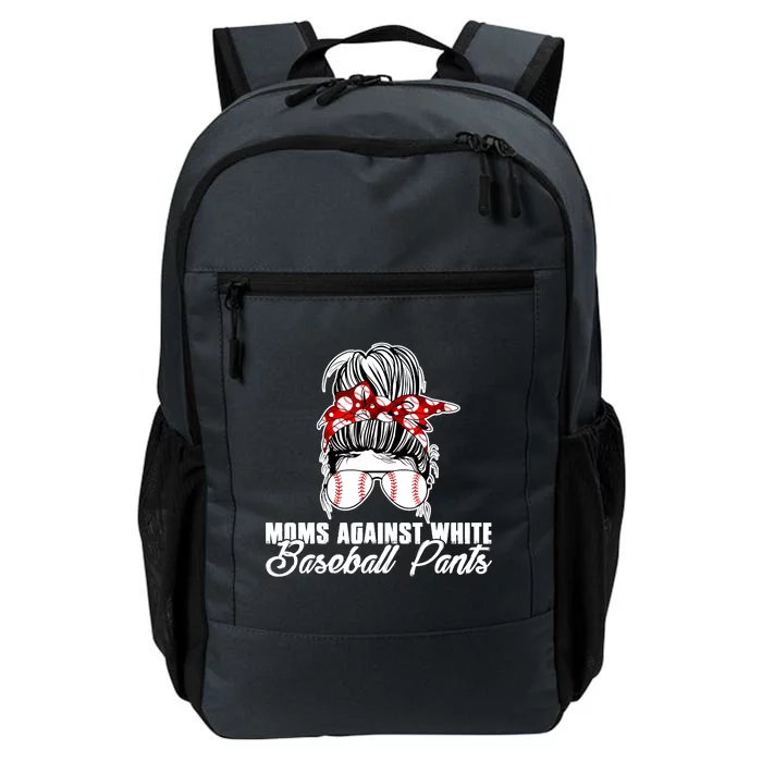 Moms Against White Baseball Pants Daily Commute Backpack