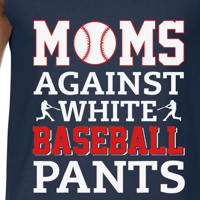 Moms Against White Baseball Pants Comfort Colors® Tank Top