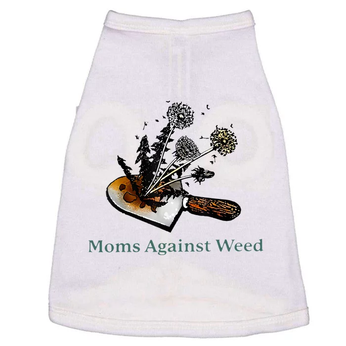 Moms Against Weed Funny For Women Doggie Tank