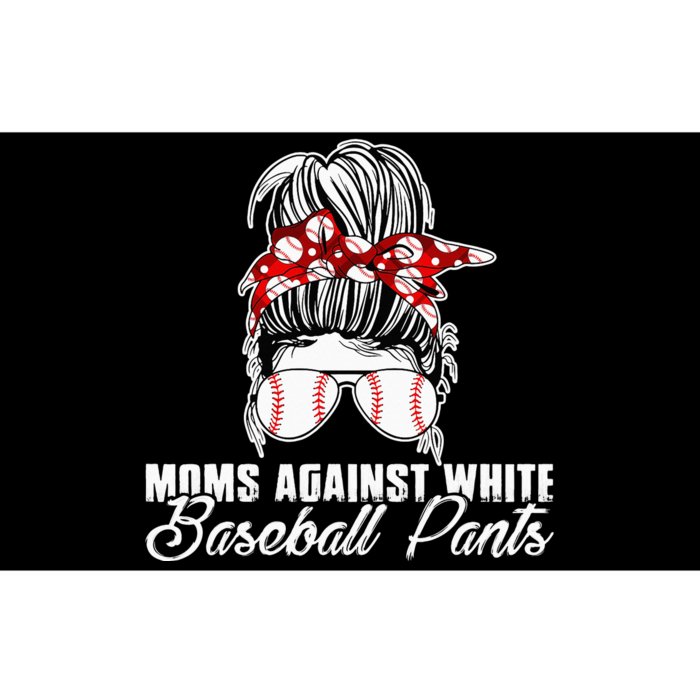 Moms Against White Baseball Pants Bumper Sticker