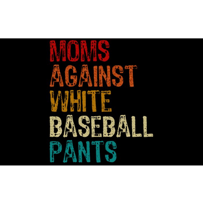 Moms Against White Baseball Pants Bumper Sticker