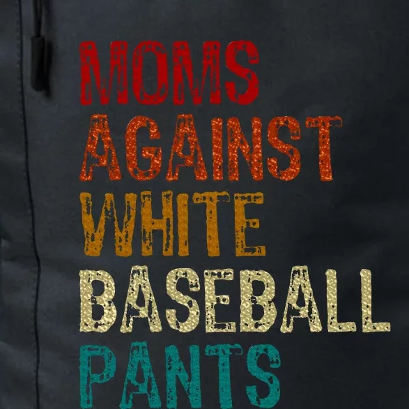 Moms Against White Baseball Pants Daily Commute Backpack