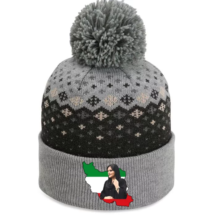 Mahsa Amini Women Life Freedom The Baniff Cuffed Pom Beanie