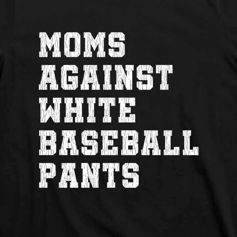 black t shirt white pants