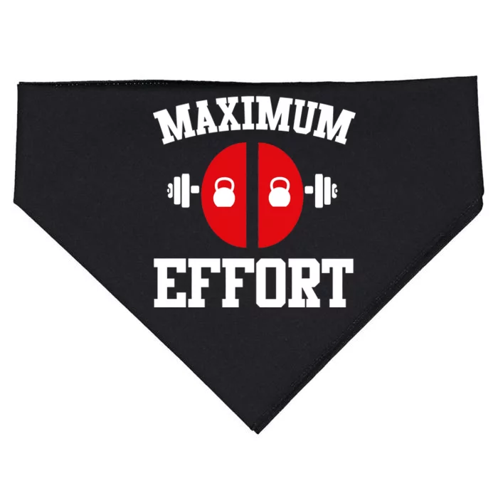 Maximum Effort USA-Made Doggie Bandana