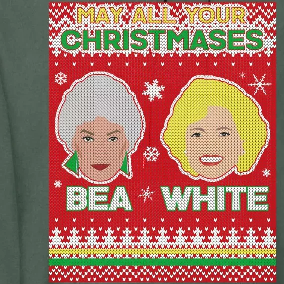 May All Your Christmases Bea White Ugly Christmas Premium Hoodie