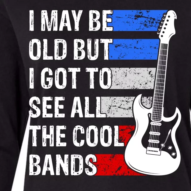 May Be Old Cool Bands Classic Music Womens Cotton Relaxed Long Sleeve T-Shirt