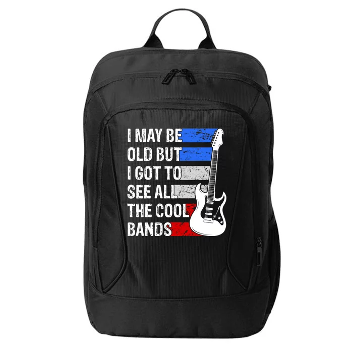 May Be Old Cool Bands Classic Music City Backpack