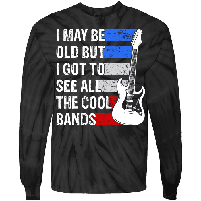 May Be Old Cool Bands Classic Music Tie-Dye Long Sleeve Shirt