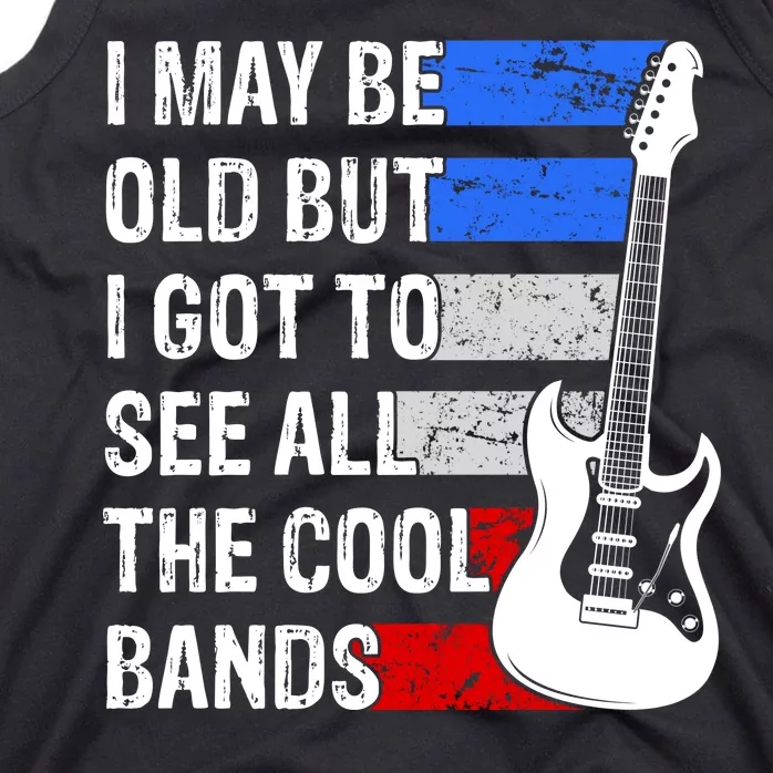 May Be Old Cool Bands Classic Music Tank Top