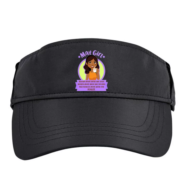 May Birthday Girl Knows More Than You Realize Adult Drive Performance Visor